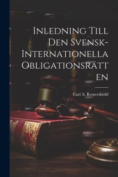 Cover Inledning Till Den Svensk-Internationella Obligationsrätten