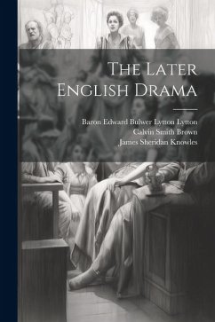 Cover The Later English Drama