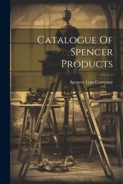 Cover Catalogue Of Spencer Products