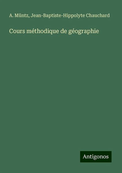 Cours méthodique de géographie