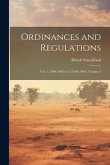 Ordinances and Regulations: Vol. 1 (1900-1905) to 3 (1908-1909), Volume 1