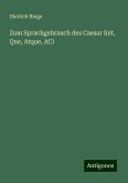 Zum Sprachgebrauch des Caesar I(et, Que, Atque, AC)