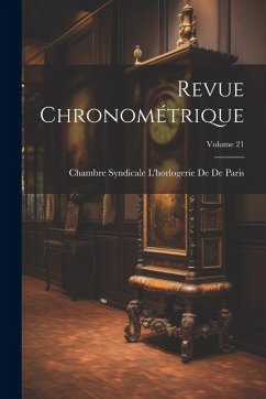 Cover Revue Chronométrique; Volume 21