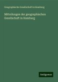 Mitteilungen der geographischen Gesellschaft in Hamburg