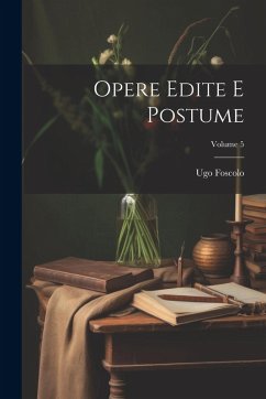 Cover Opere Edite E Postume; Volume 5