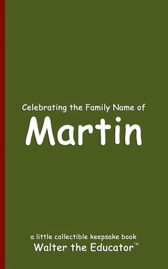 Cover Celebrating the Family Name of Martin