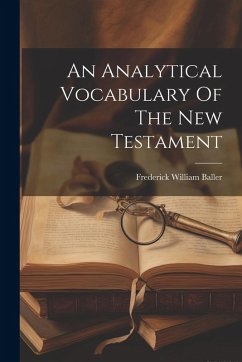 Cover An Analytical Vocabulary Of The New Testament
