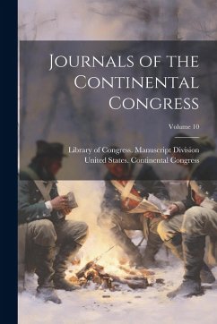 Cover Journals of the Continental Congress; Volume 10