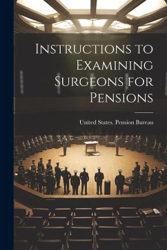 Cover Instructions to Examining Surgeons for Pensions