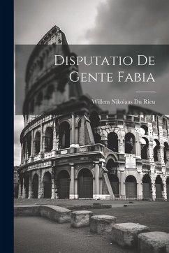 Cover Disputatio De Gente Fabia