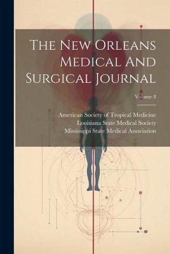 Cover The New Orleans Medical And Surgical Journal; Volume 8