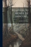 Relation Du Monde De Mercure... Relation Du Monde De Mercure...