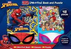 Marvel Spider-Man: 3D Look and Find Book and Puzzle - Pi Kids