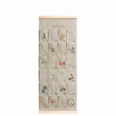Stickpackung Gezählter Kreuzstich, Adventskalender mit Taschen, 30 x 77 cm Stickpackung Gezählter Kreuzstich, Adventskalender mit Taschen, 30 x 77 cm