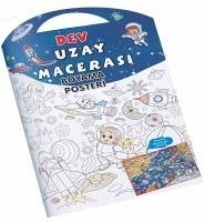 Uzay Macerasi Dev Boyama Posteri - Kolektif