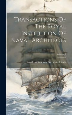 Cover Transactions Of The Royal Institution Of Naval Architects; Volume 2