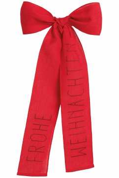 Stickpackung Gezählter Kreuzstich, Schleife Frohe Weihnachten Stickpackung Gezählter Kreuzstich, Schleife Frohe Weihnachten