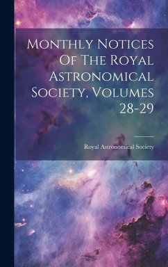 Cover Monthly Notices Of The Royal Astronomical Society, Volumes 28-29