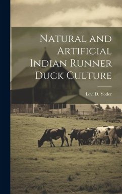 Cover Natural and Artificial Indian Runner Duck Culture