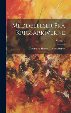 Cover Meddelelser Fra Krigsarkiverne; Volume 7