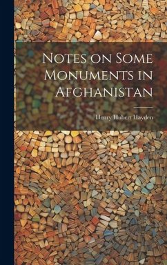 Cover Notes on Some Monuments in Afghanistan