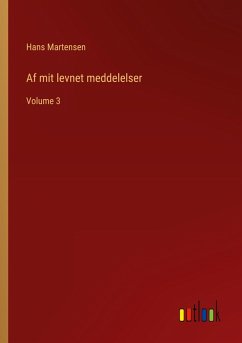 Cover Af mit levnet meddelelser