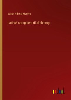 Cover Latinsk sproglaere til skolebrug