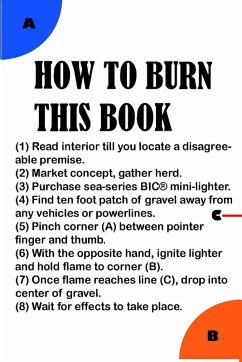 Cover How To Burn This Book