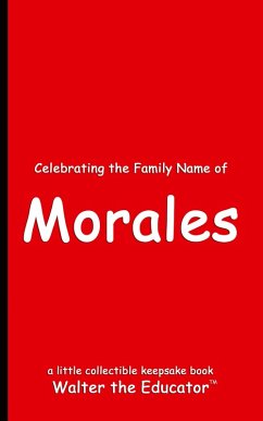 Cover Celebrating the Family Name of Morales