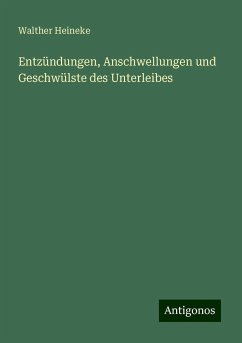 Entzündungen, Anschwellungen und Geschwülste des Unterleibes - Heineke, Walther