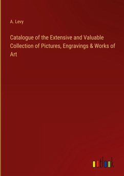 Cover Catalogue of the Extensive and Valuable Collection of Pictures, Engravings & Works of Art