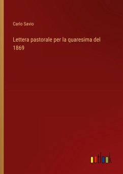 Lettera pastorale per la quaresima del 1869