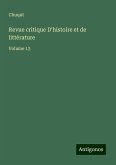 Revue critique D'histoire et de littérature