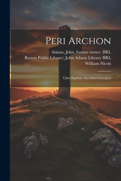 Cover Peri Archon