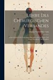 Lehre Des Chirurgischen Verbandes Lehre Des Chirurgischen Verbandes