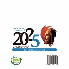Cover Taco Calendario Sagrado Corazón 2025  Mesa con soporte