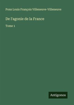Cover De l'agonie de la France