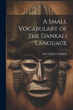 Cover A Small Vocabulary of the Dankali Language