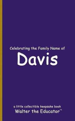 Cover Celebrating the Family Name of Davis