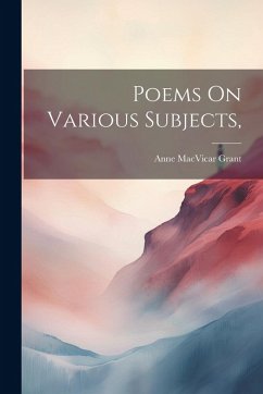 Cover Poems On Various Subjects,