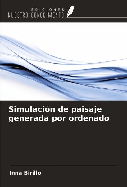 Simulación de paisaje generada por ordenado