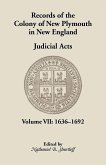 Records of the Colony of New Plymouth in New England, Volume VII