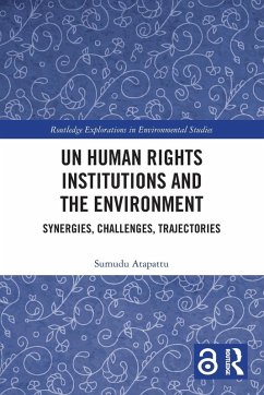 Cover UN Human Rights Institutions and the Environment