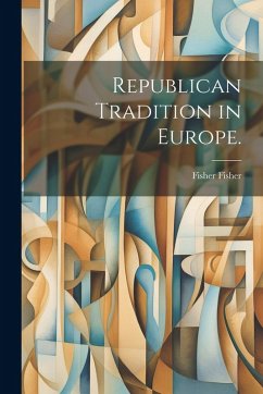 Cover Republican Tradition in Europe.