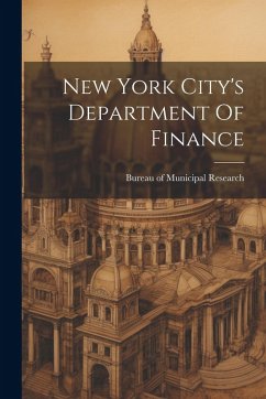 Cover New York City's Department Of Finance