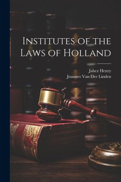Cover Institutes of the Laws of Holland