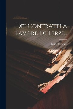 Cover Dei Contratti A Favore Di Terzi...