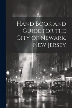 Cover Hand Book and Guide for the City of Newark, New Jersey