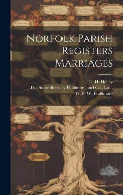 Cover Norfolk Parish Registers Marriages