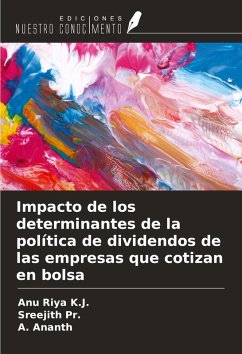 Cover Impacto de los determinantes de la política de dividendos de las empresas que cotizan en bolsa